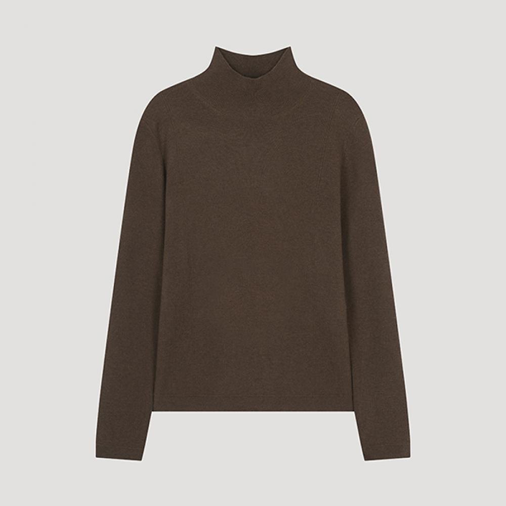 

She S miSS Side Line Mock Neck Knit SSkpoo42760 Br Braun/55