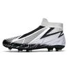 2025 Fashion Long Spikes Football Boots Breathable High Top Non-slip Training Women's Soccer Shoes Big Size 47 Sneaker Shoes Men