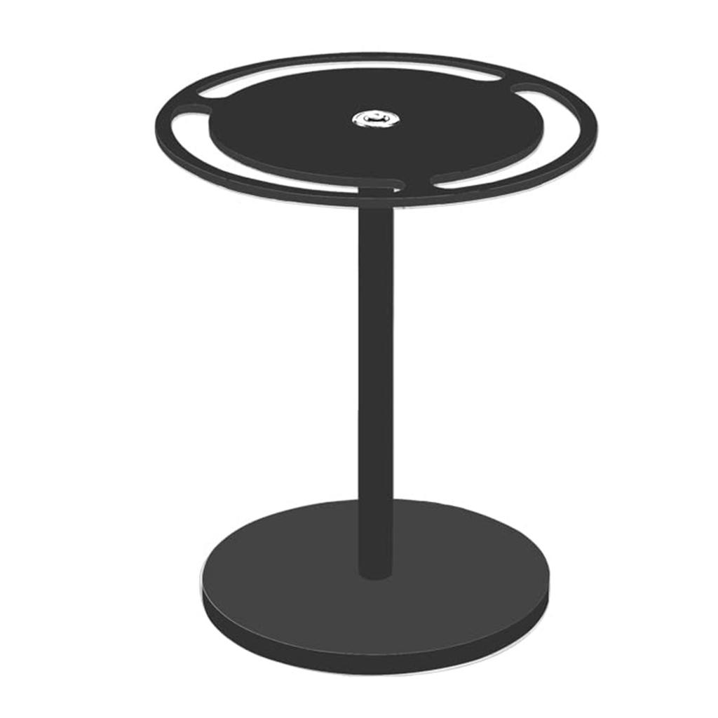 Pluokvzr Solglasögonhållare 360 Graders Roterande Solglasögonställ Akryl Glasögon Displayställ Svart/Transparent Solglasögonställ