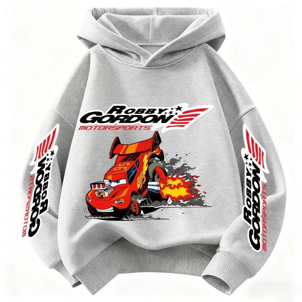 

Машины Молния Маккуин Веселый Принт Детская Толстовка с Капюшоном Мальчик Девочка Осень Зима Повседневная Уличная Отпуск Повседневная Теплая Спортивная Одежда 100