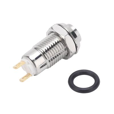 Interruttore a pulsante momentaneo impermeabile 8 mm Acciaio inossidabile Pulsante di avvio 3V