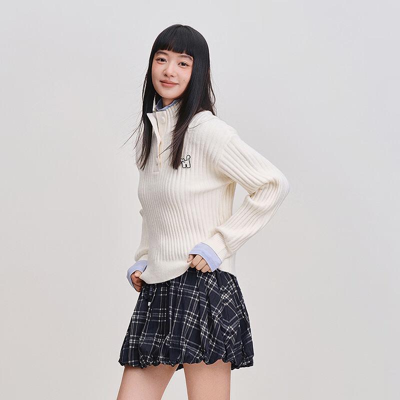 Ledin Women's Plush Half-Turtleneck Pullover Sweater