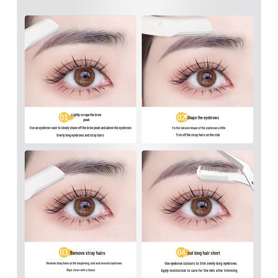 Advanced Eyebrow Razor: Anti-Scratch Trimming Tool Set for Men and Women