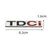 AAANN1 3D Metal TDCI Emblem for Ford Fiesta Kuga Mondeo Focus MK2 MK3 - Chrome Black Car Trunk Fender Badge Sticker