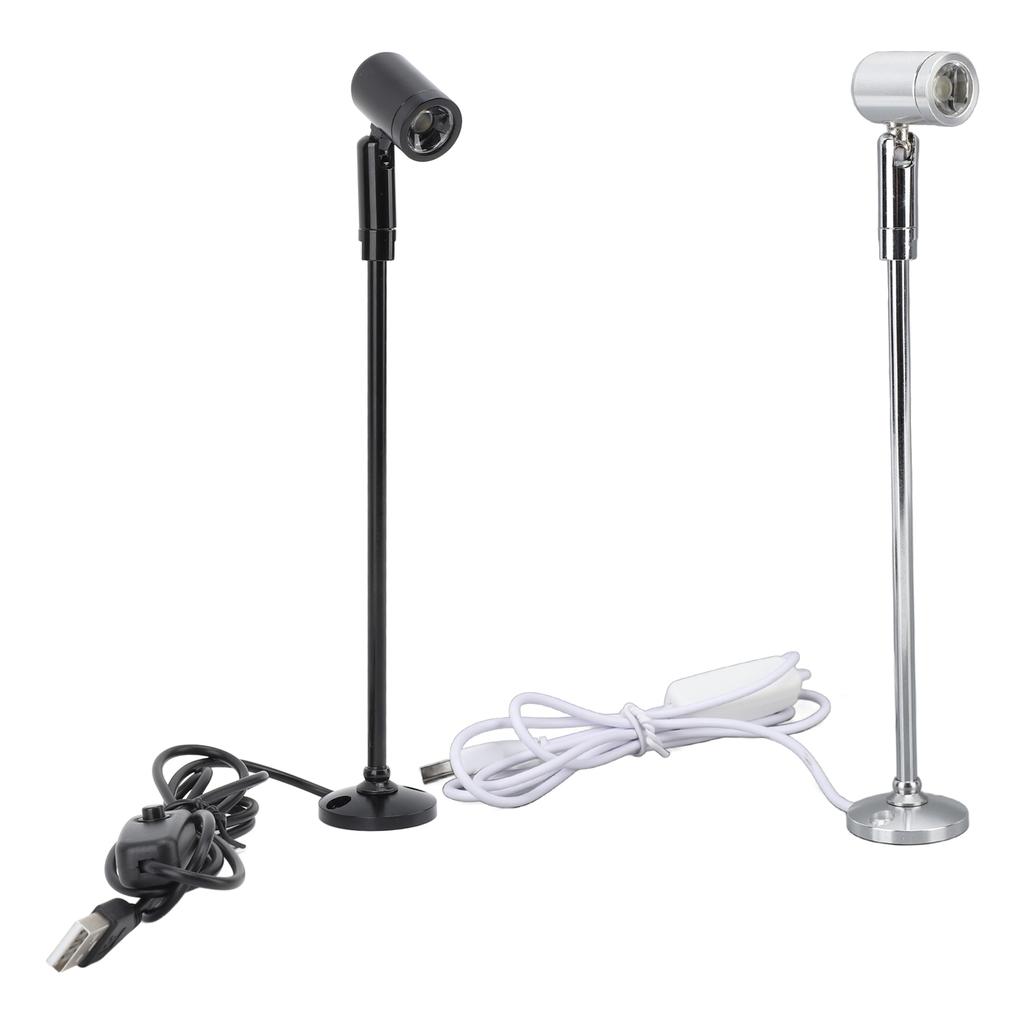 Standing Cabinet Spotlight LED Jewelry Display Spotlight Standing USB Powered Aluminium  Spotlig