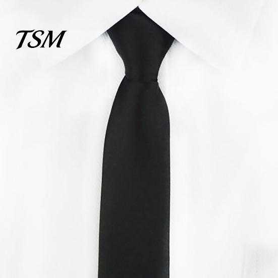 Narrow Necktie Tie Comfortable Modern Smooth Men's Bow for Outdoor