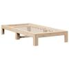VidaXL Bed Frames Without Mattress 90x190 Cm Solid Pine Wood, Bedroom Furniture, Bed Base, Wooden Bed, Bed, Bed 855337