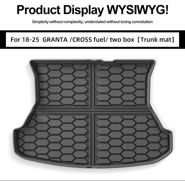 LADA GRANTA/CROSS 18-25 Car Floor & Trunk Mats - All TPE Material