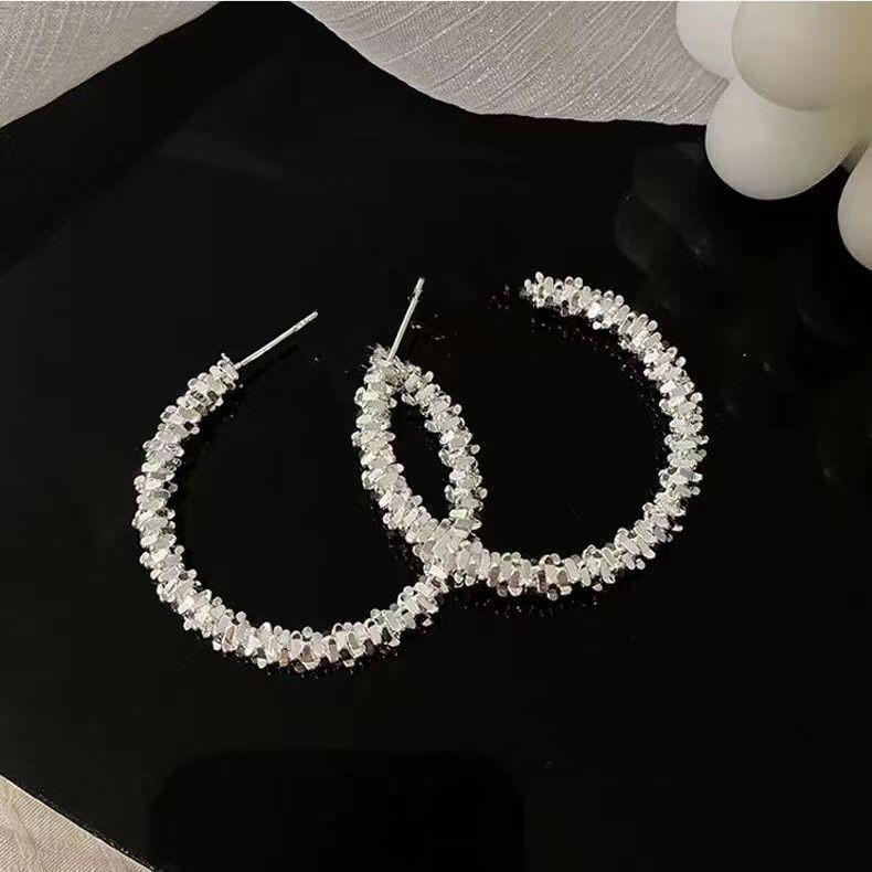 New Fashion Trend Unique Design Elegant Delicate Geometric Round Earrings For Women Jewelry Wedding Party Premium Gifts