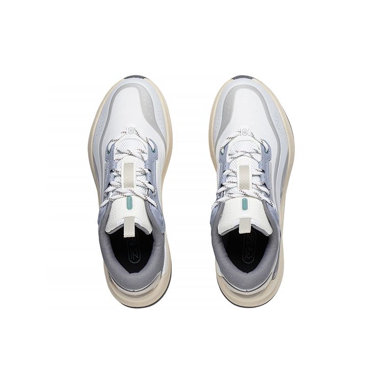 Li Ning Yunji Breathable Shock Absorbing Low Top Sports Casual Shoes Men Sneakers Gray AGLS107-2