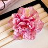 High-End Forest Style Lily Flower Hair Clip - Aesthetic Simulation Shark Grip for Women