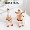 Santa Claus Reindeer Snowman Wooden Tabletop Ornament For Christmas Decoration