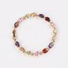 18K De Oro Gold Plated Cubic Zirconia Copper Pro Mayor Pulsera De Mujer Fashion Jewelry Custom Diamond Women Bracelet