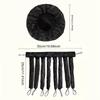 2Pcs Set Octopus Curler Headband Nightcap Suitable for Long Hair Satin Non Thermal Curling Iron Adjustable Strap Styling Tools