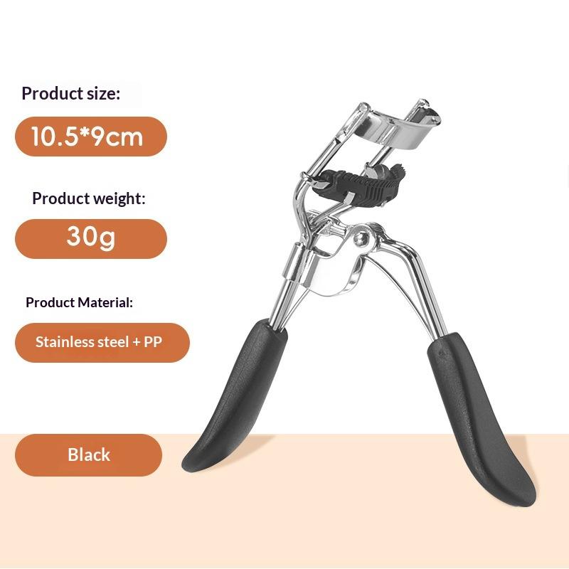 Makeup Eyelash Curler For Women Long-Lasting Eyelashes Curling Eyelash Aid Lash Brush Eye Makeup Tool