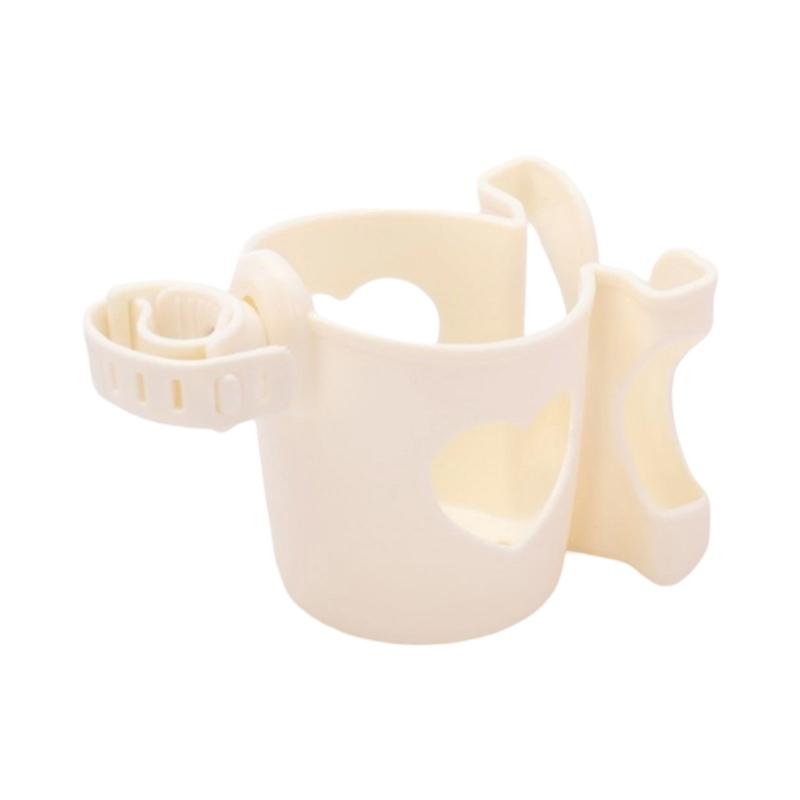 

Universal 360 Degree Rotating Strollers Accessory Feature Cup Holder or Water Bottle Organiser and Phone Stand Rack білий