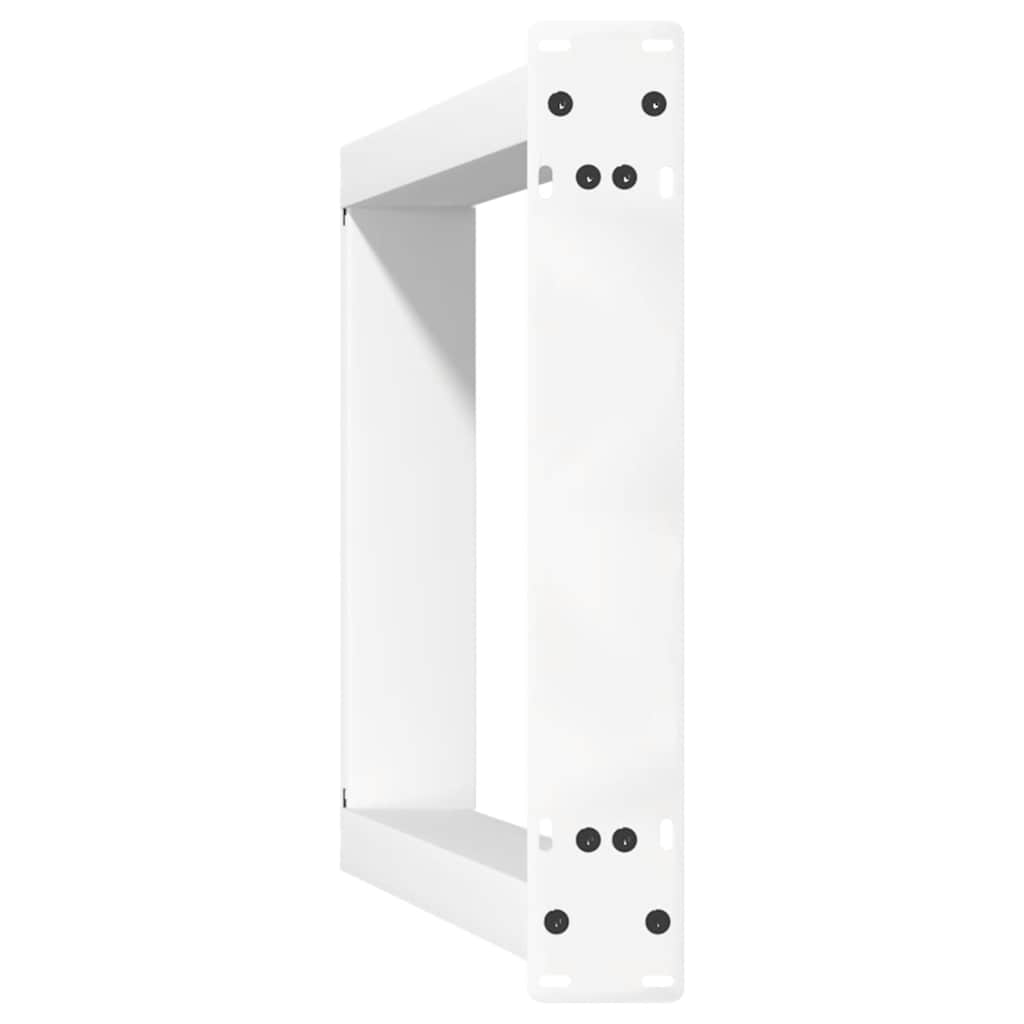 Vidaxl Nogi Do Stołu Konsolowego, 2 Szt., Biale, 28X(72-73) Cm, Stal