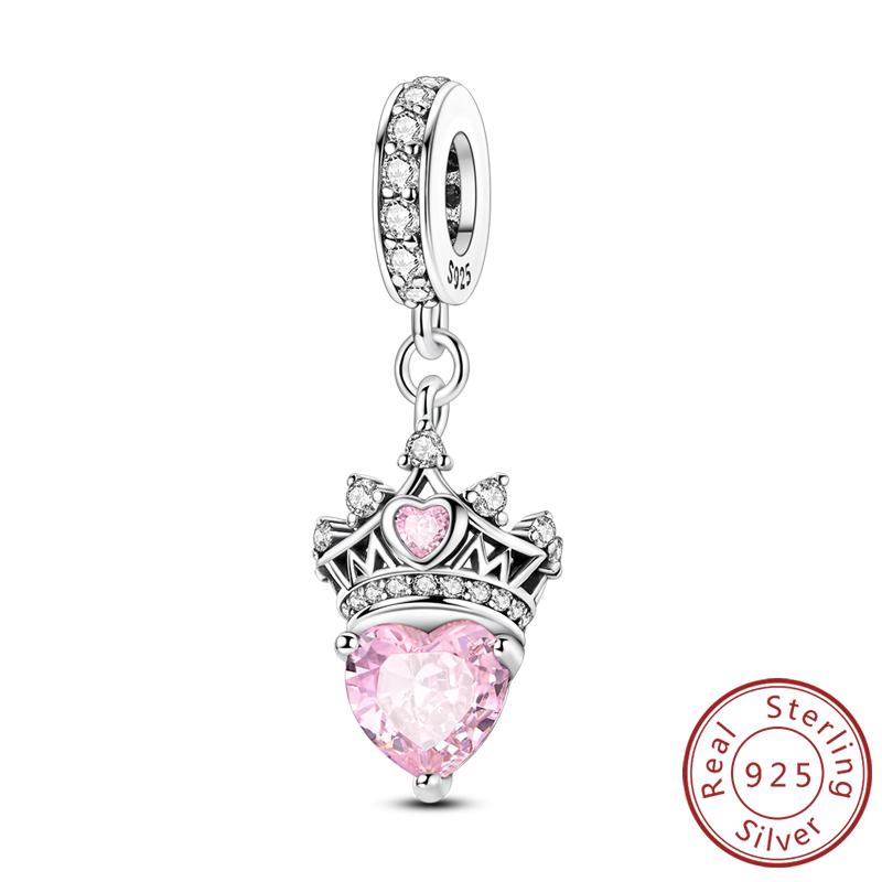 Original Charms Beads Pendants Copper Crown Strawberry Perfume Gold Bow Charm Fit Bracelet Necklace Women Jewelry