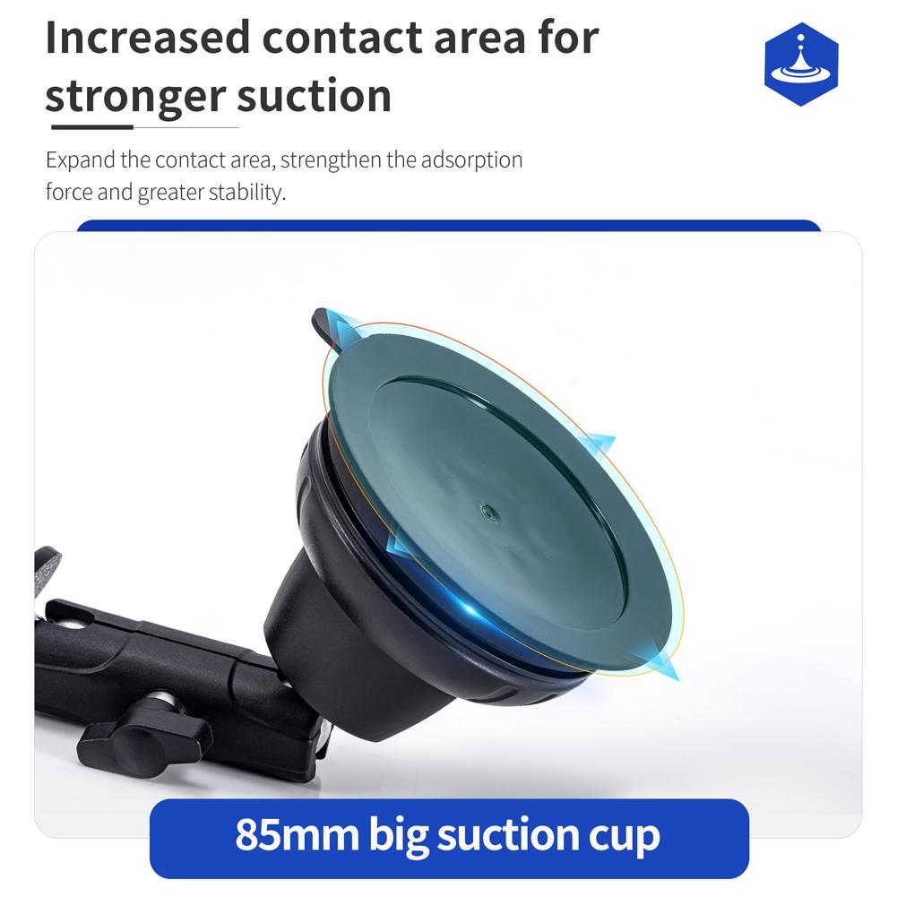 Suction Cup Camera Car Mount for DJI Osmo Pocket 3 Windshield and Window Camera Holder Action Camera Accessories