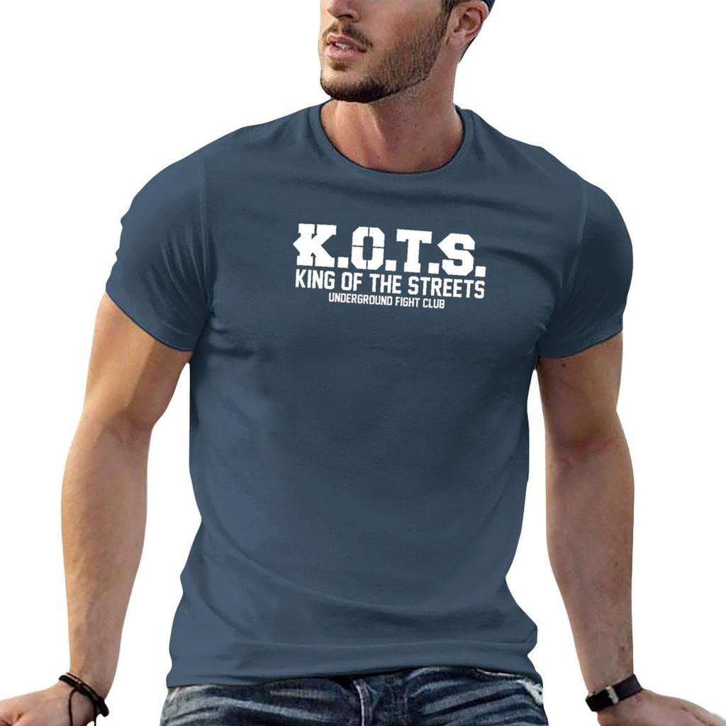 KING OF THE STREETS KOTS Underground Fight Club TShirt Gym Wear Breathable Short Sleeve Tee