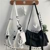 Plátěné crossbody tašky pro ženy, mládež, muže, módní, ležérní, velkokapacitní kabelky, tašky přes rameno, jednobarevná dámská messenger taška