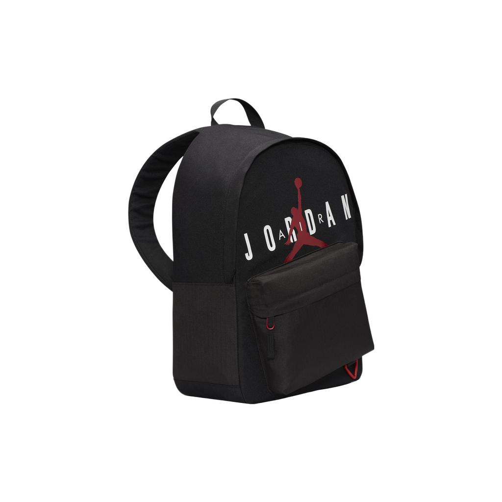 Jordan Zipper Logo Polyester Backpack Women Backpacks Black JD2223011GS-001