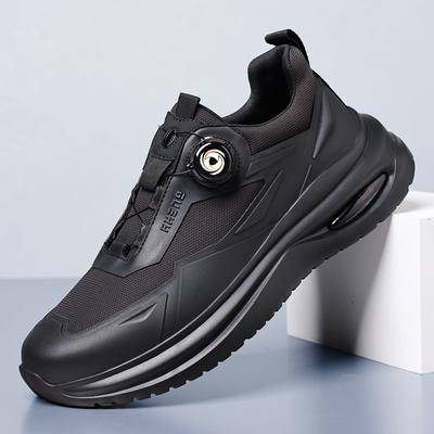 Chaussures pour hommes de marque tendance été maille respirante chaussures de papa polyvalentes respirantes chaussures de course sport et loisirs à plateforme chaussures fly-woven
