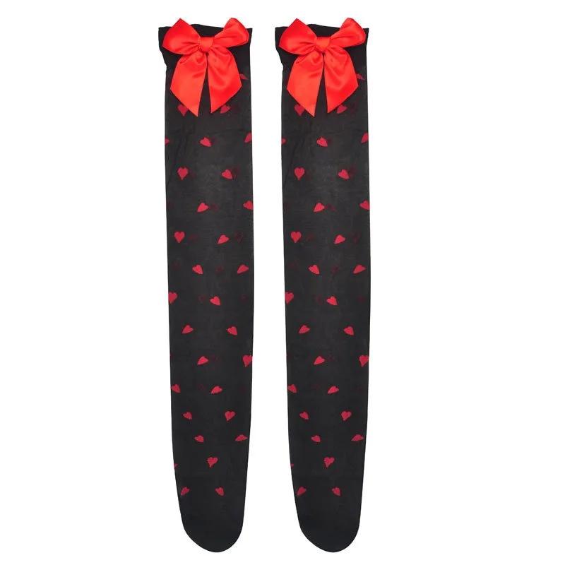 Sexy Knee High Socks Women's Compression Stockings Summer High Socks Long Hosiery Women Knee-socks Leggings Printed Stocking