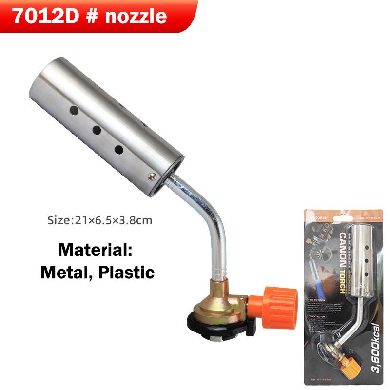 Manual Gas Welding Torch Head Portable Adjustable Nozzle High Heat Flame for BBQ Metalwork Soldering