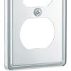 4Pcs Wall Panel Light Switches Socket Cover Standard Wall Switches Receptacle Outlet Covers Faceplates Covers Easy Use