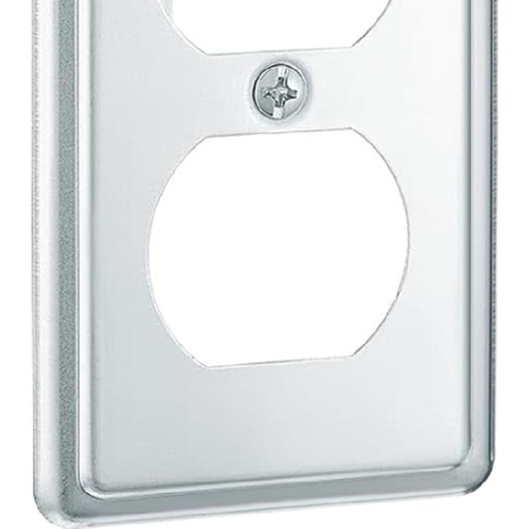 4Pcs Wall Panel Light Switches Socket Cover Standard Wall Switches Receptacle Outlet Covers Faceplates Covers Easy Use