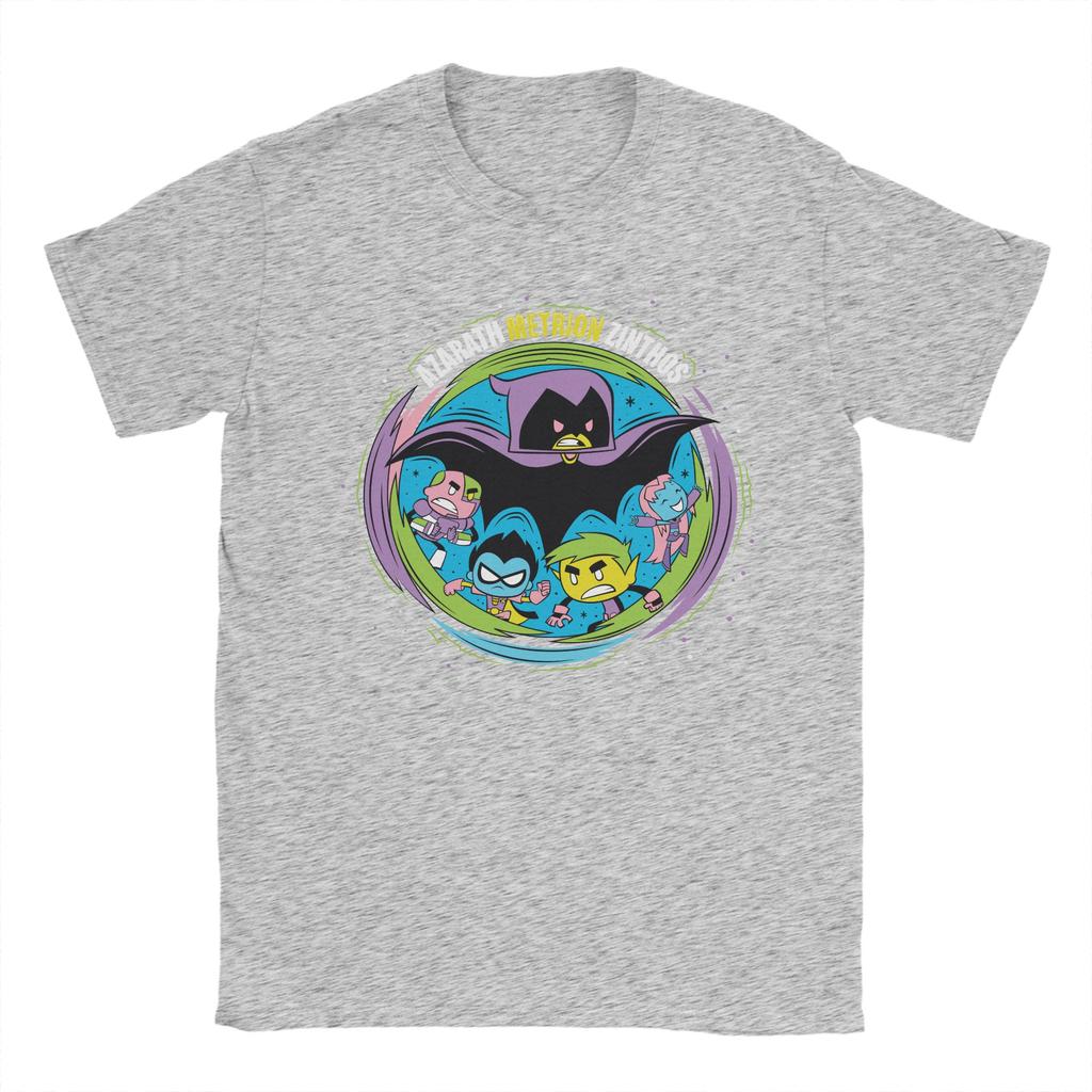Teen Titans Go Raven Azarath Metrion Zinthos T-Shirt Mode Reine Baumwoll-Tees Rundhals Kurzarm T-Shirts Kleidung