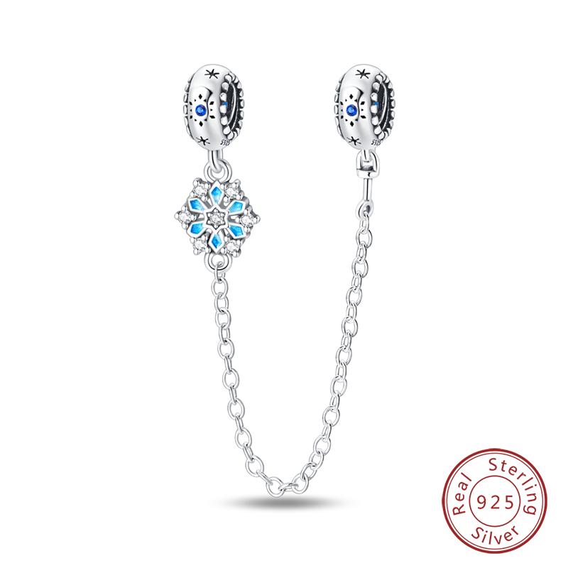 New Winter Charms Bead Copper Snowflake Snowman Penguin Deer Dangle Fit Bangle Bracelet Necklace Diy Jewelry