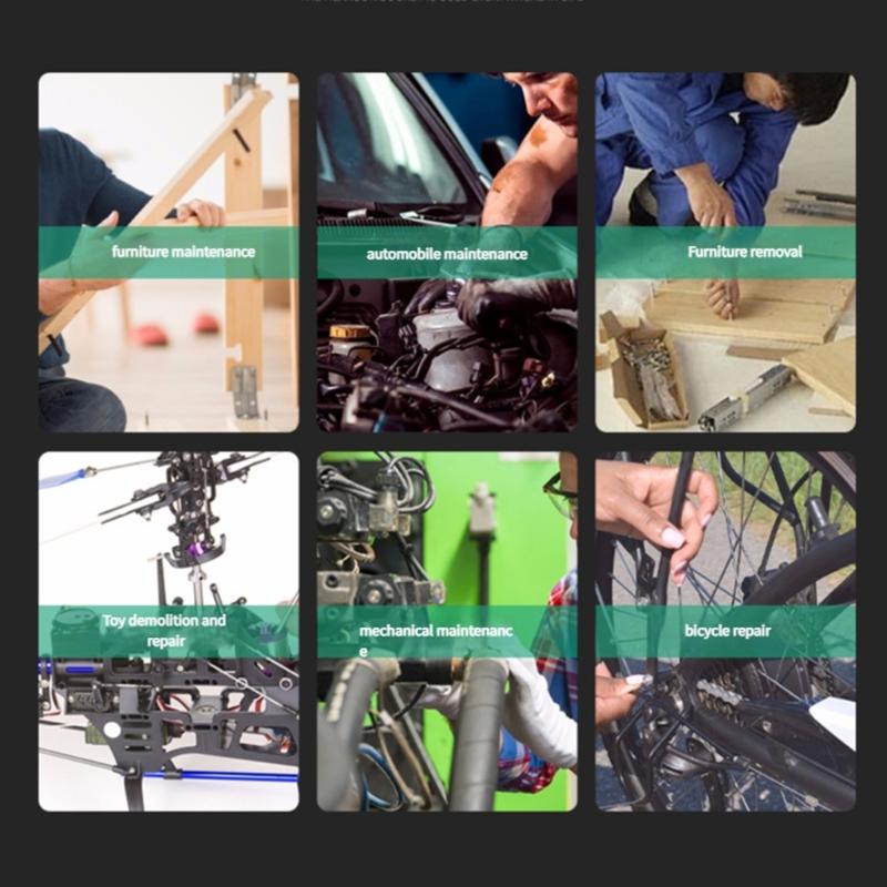 Professional 9Pcs Hex Key Wrench Set With Precise Size Marking Ideal For Bike Maintenance And Engineering Use Tool