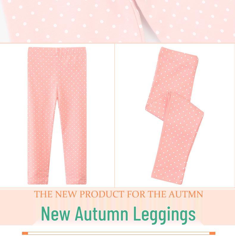 Spring & Autumn Kids' Leggings: Girls' Princess Skirts with Leggings & Outerwear Pants for Small To Medium Children