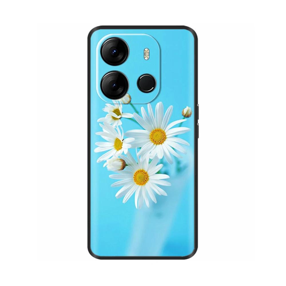 Für Spark Go 2023 Hülle Weiche Schwarze Silikon-Stoßstangenabdeckung Für Tecno Spark Go 2023 BF7n Abdeckung Capa Protect Handyhülle Etui