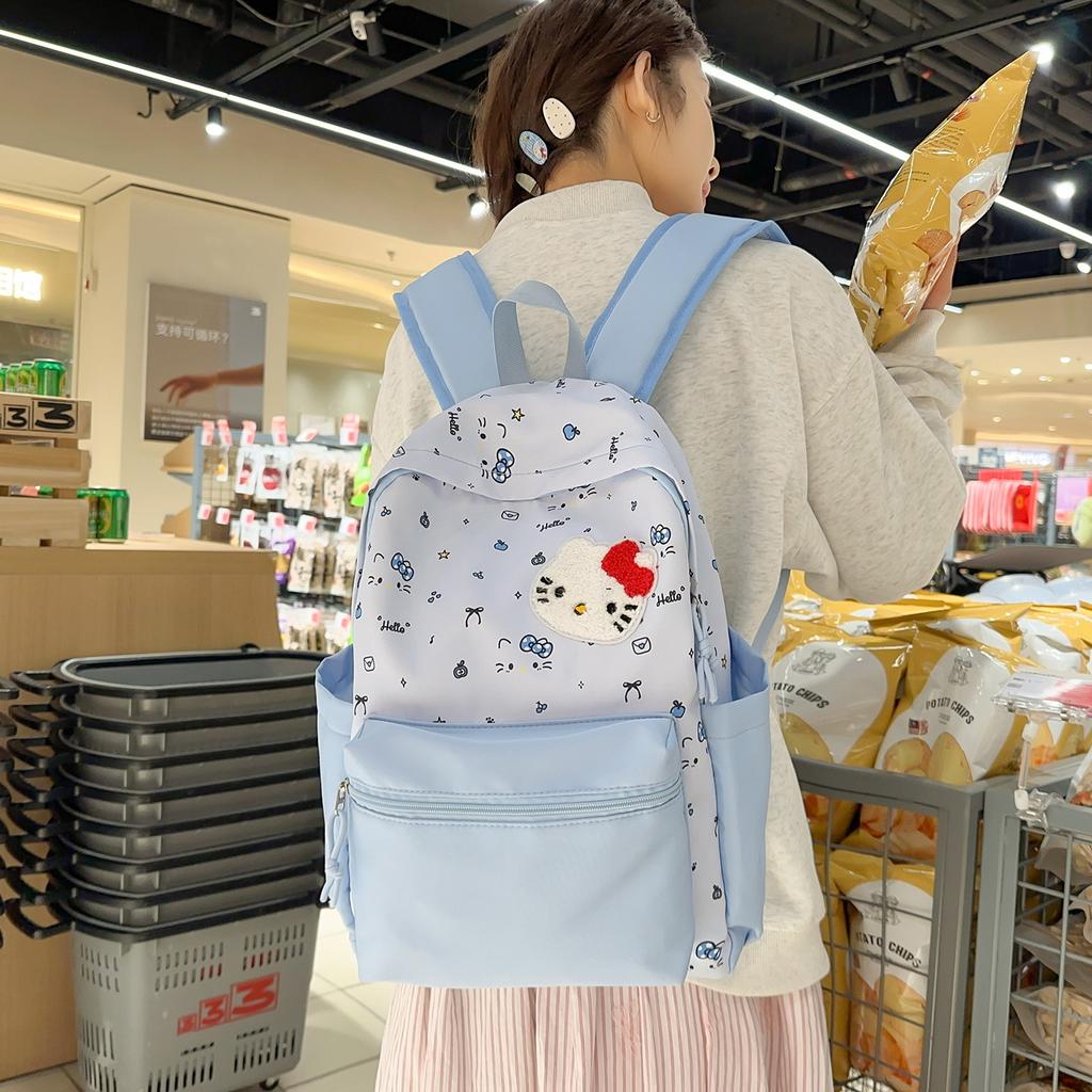 Schoolbag New Cute Female Junior High School Student Backpack Korean Backpack Elementary School Student Large Capacity School Bag Female Versatile