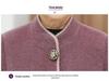 Grandma Style Mink Velvet Coat: Thickened Autumn-Winter Wear for Women Aged 60-70