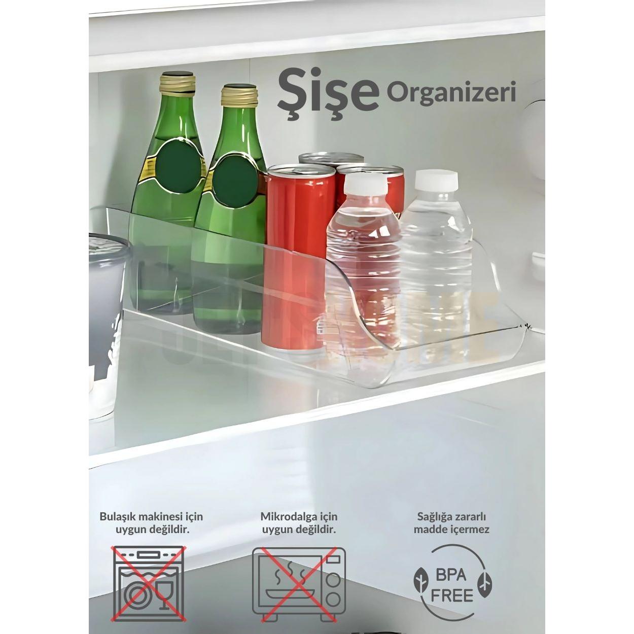 

Şişe Organizeri Bpa Free Buzdolabı Düzenleyici Darbeye Dayanıklı Kutu Organizeri