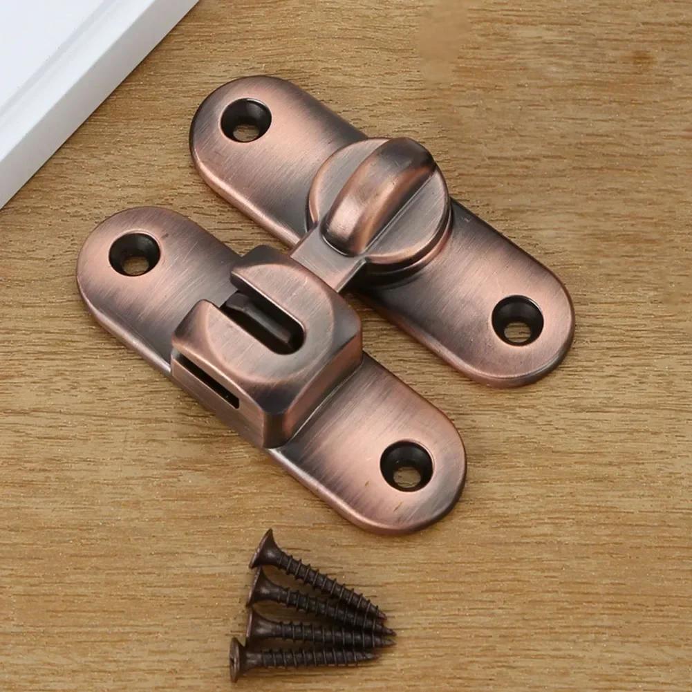 Gate Latch Sliding Barn Door Latch Zinc Alloy Gate Latches Safety Door Buckle Anti-theft Latch Hasp Lock Home Hardware