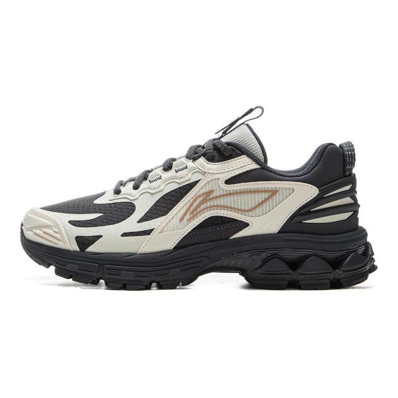 Li-Ning Fuyao 2.0 Trail Womens Low Top Running Shoes Black White ARXU010-3 36