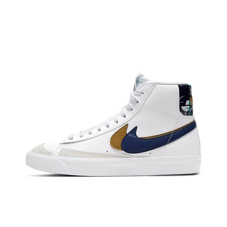 

Новые Nike Blazer Mid 77 SE GS Двойной Свуш Белый Золотой Синий Вакуум DD1847-102 37.5
