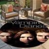 Tapete Redondo Cool TV The Vampire Diaries, Tapete para Sala de Estar Quarto Sofá Sala de Jogos Decoração, Tapete de Chão Antiderrapante Q0046