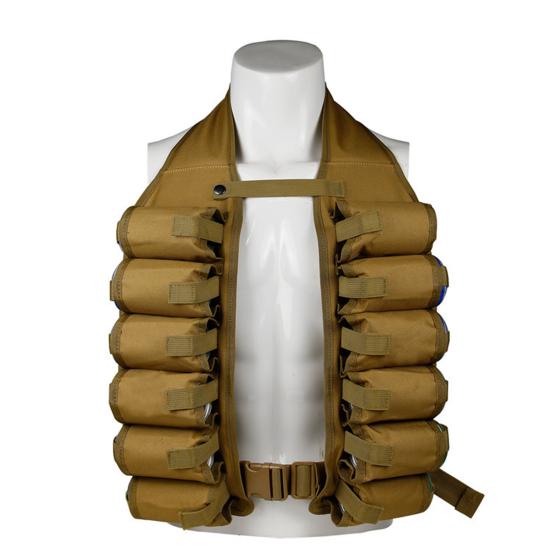 

Жилет для питья пива Дышащий Многокарманный Вставная Пряжка Ткань Оксфорд Жилет для хранения пива для улицы