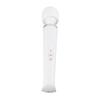 Rechargeable Vibrator Massage Wand Powerful 8 Gear Frequency 2 Speed Waterproof Handheld Massager White