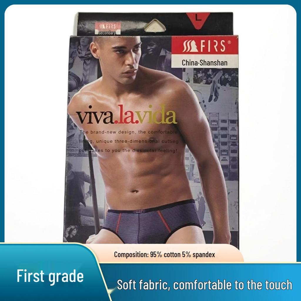 Two-Pack Men's Mid-Rise Breathable Triangle Briefs Swimming Trunks - Comfortable & Loose Fit