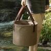 10/20L Foldable Water Bucket with Handle, Large Collapsible Water Container, Portable Water Pail for Outdoor, Camping, Fishing, Beach, Car Washing