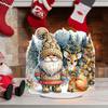 Acrylic Christmas Santa Claus Deer Table Top Diamond Painting Ornament Kits Rhinestones Desktop Ornaments for Home Office Decor