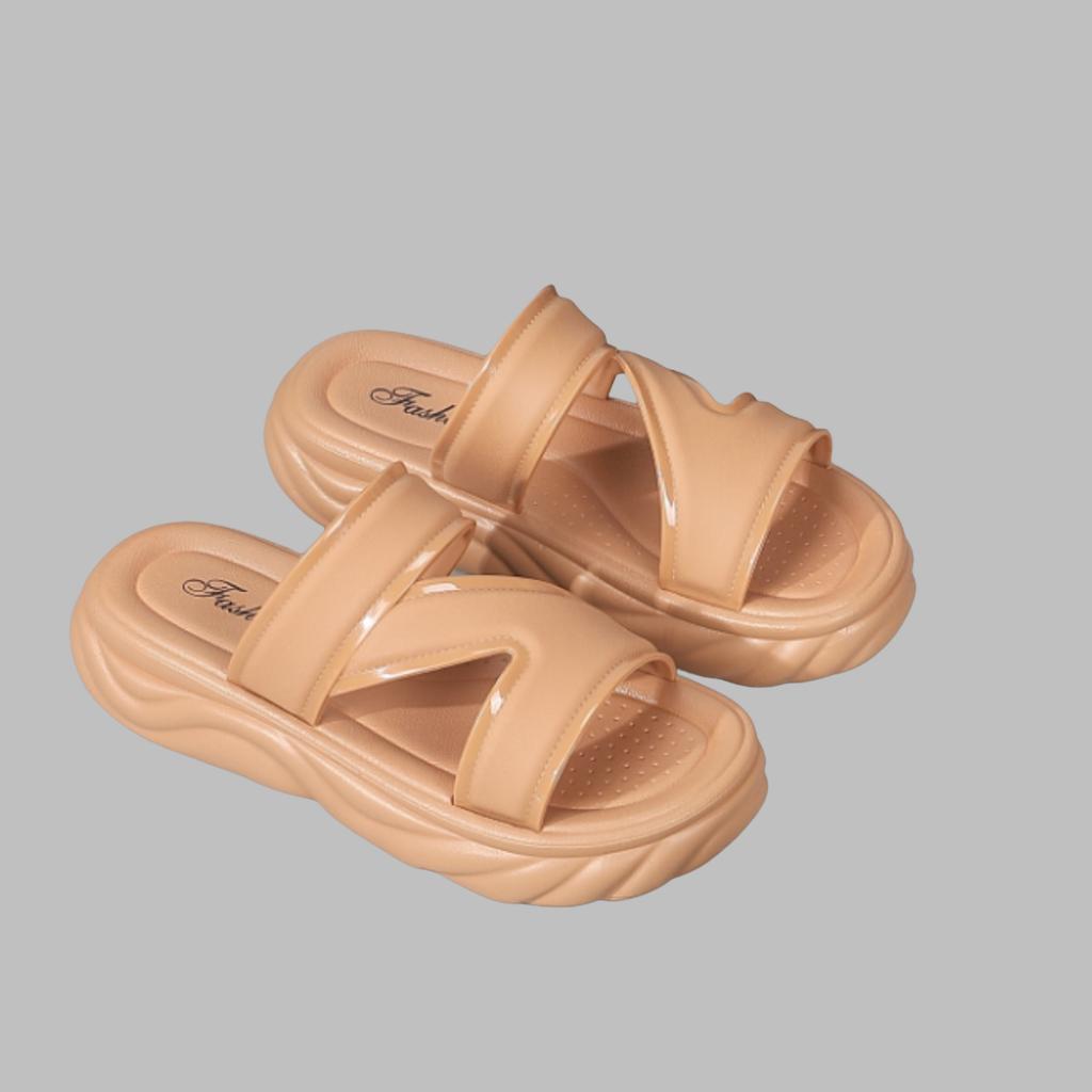 Women Platform Slide Sandals Summer Outdoor Trendy Chunky Sole Beach Slippers Casual Fashion