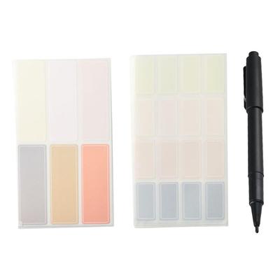Rectangle Name Stickers Self Adhesive Name Tags Stickers for Office Meeting Filing Envelops Tags